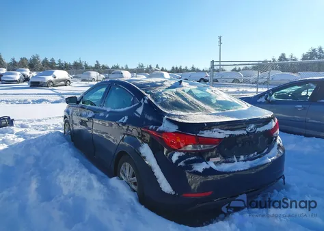 2015 Hyundai Elantra Se z USA, uszkodzony, nr VIN 5NPDH4AE0FH581684